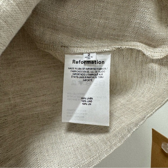 Reformation Devin Linen Vest - Picture 6 of 6